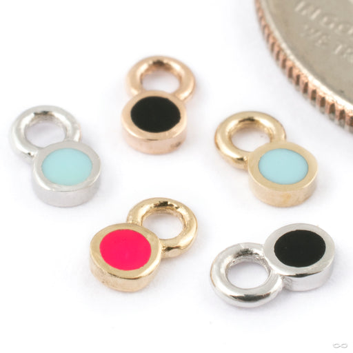 Bitty Polka Charm in Gold from Pupil Hall in assorted materials