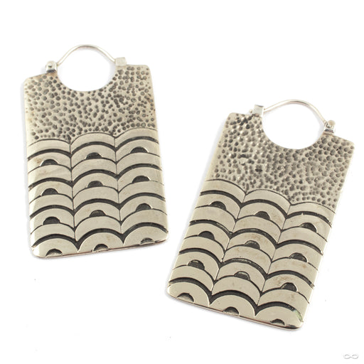 Ginza Earrings from Oracle in white brass