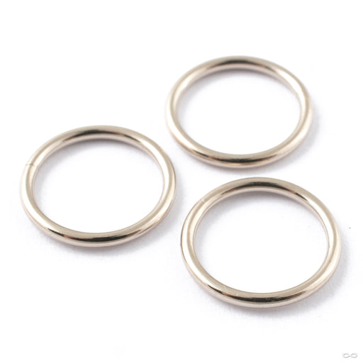 Seam Ring in Gold from Vira Jewelry in 14k White Gold