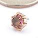 Illuminate Press-fit End in 14k Rose Gold with Pink Tourmaline from Maya Jewelry