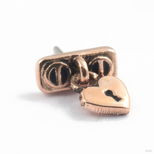 Little Pet Press-fit End in Gold from Maya Jewelry in rose gold