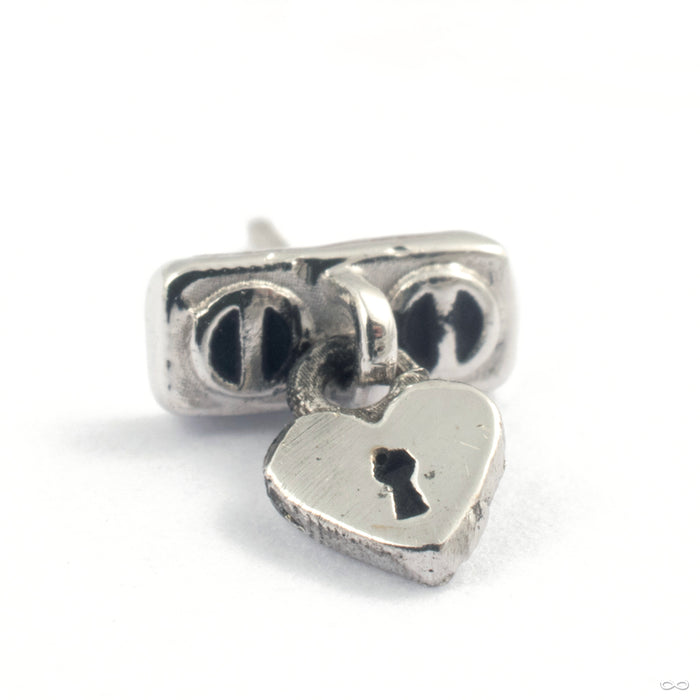 Little Pet Press-fit End in Gold from Maya Jewelry in white gold