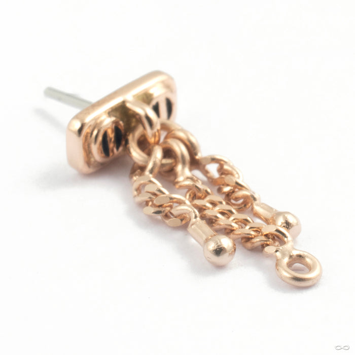 No Masters Press-fit End in Gold from Maya Jewelry in rose gold
