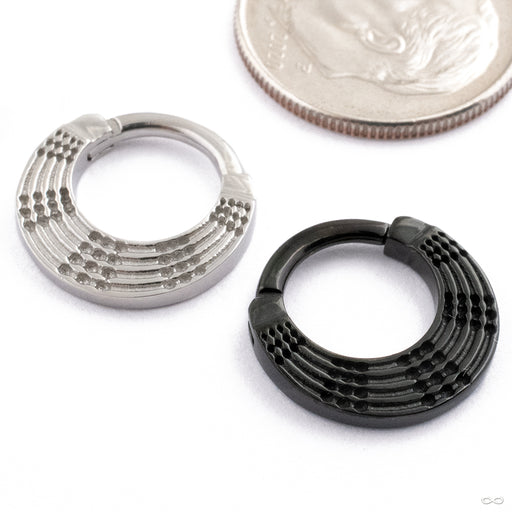 Quin Clicker from Tether Jewelry in assorted materials 