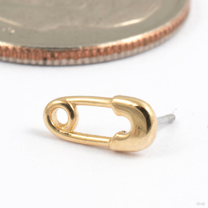 Safety Press-Fit End in Gold from Tawapa in yellow gold