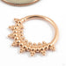 Sol Seam Ring in Gold from Tawapa in rose gold