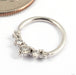 Throne Seam Ring in Gold from Tawapa in white gold with cz