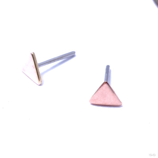 Triangle Press-fit End in Gold from LeRoi