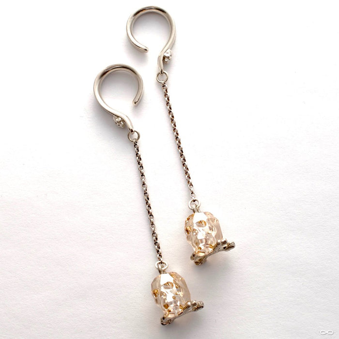 Crystal Skull Weights from Phoenix Revival Jewelry in Champagne
