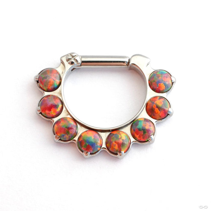 Odyssey Clicker with Cabochons from Industrial Strength with Red Opal