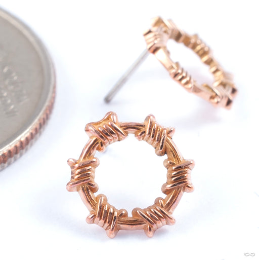 Barbie Press-fit End in Gold from Maya Jewelry in rose gold