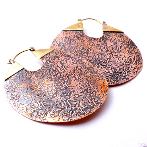 Between the Sheets Earrings from Maya Jewelry in Copper