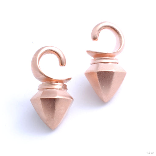 Dayak Weights from Tawapa in rose gold with satin finish