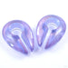 Deluxe Dichroic Keyholes from Gorilla Glass in lavender gold