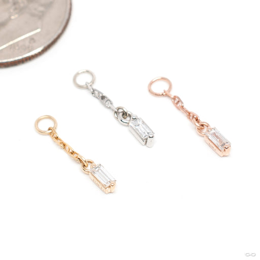 Diamante Charm in Gold from Hialeah in various materials