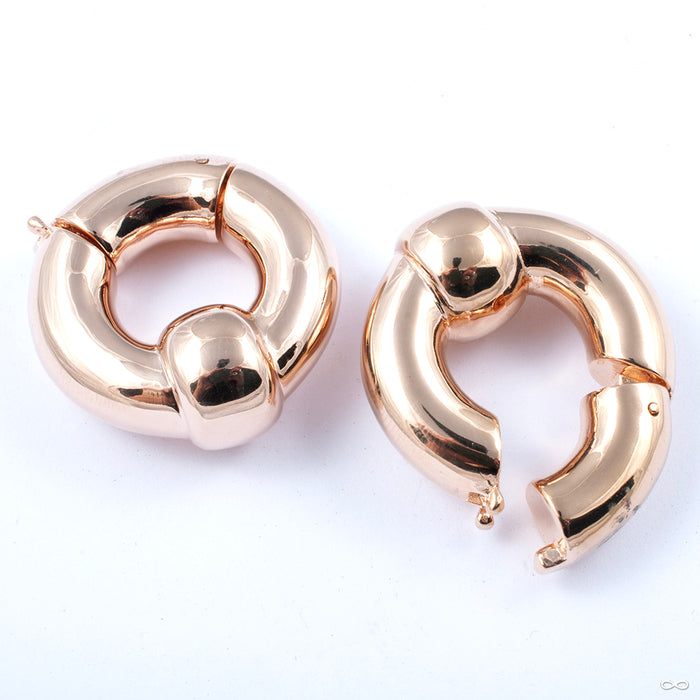 Hella 90s from Maya Jewelry in rose gold plated brass open view