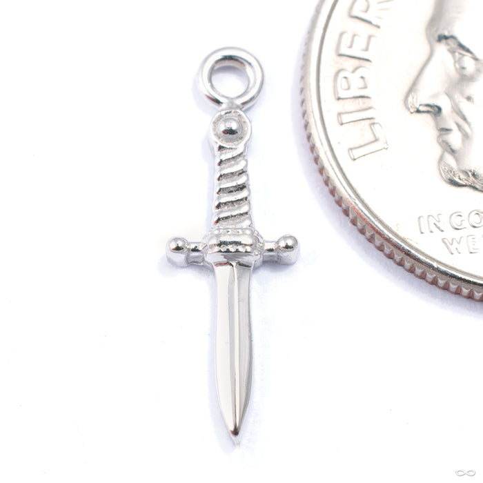 Slasher Dagger Charm in Gold from BVLA in white gold