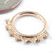 Talia Seam Ring in Gold from Leroi yellow gold back view