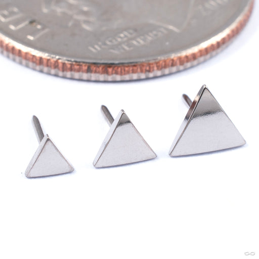 Triangle Press-fit End in Titanium from NeoMetal in multiple sizes