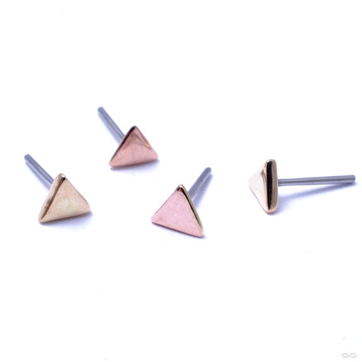 Triangle Press-fit End in Gold from LeRoi