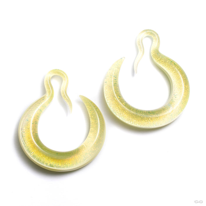 Mar Crescent Hoops from Gorilla Glass in urchin