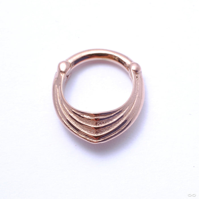 Drake Cuff Clicker from Tether Jewelry in Rose Gold