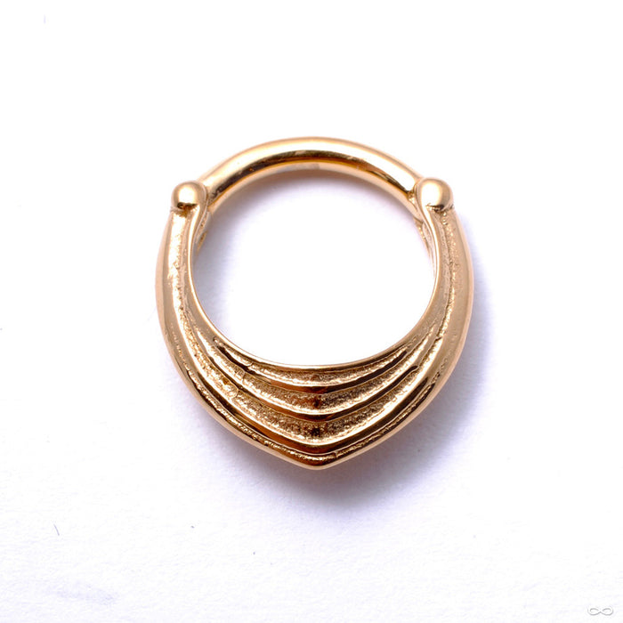 Drake Cuff Clicker from Tether Jewelry in Yellow Gold