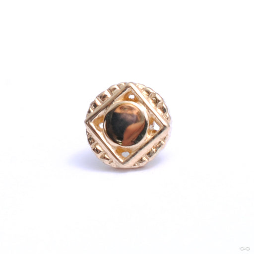 Kappa 24 Press-fit End in Gold from Tether Jewelry in yellow gold