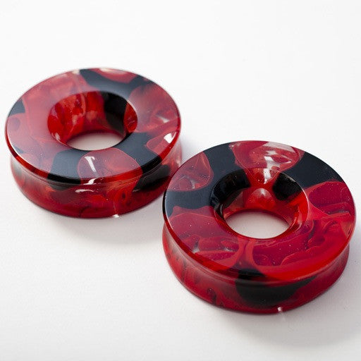 Power Eyelets in Red and Black in 1 ¾" from Gorilla Glass