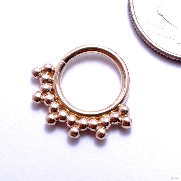 Sabrina Seam Ring in Gold from Anatometal in Yellow Gold