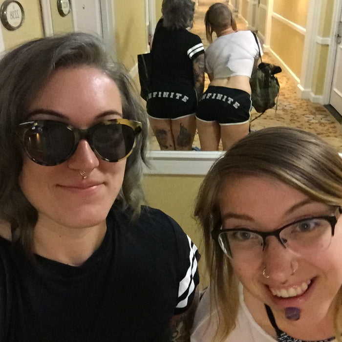 Jes and Maddie Booty Shorts