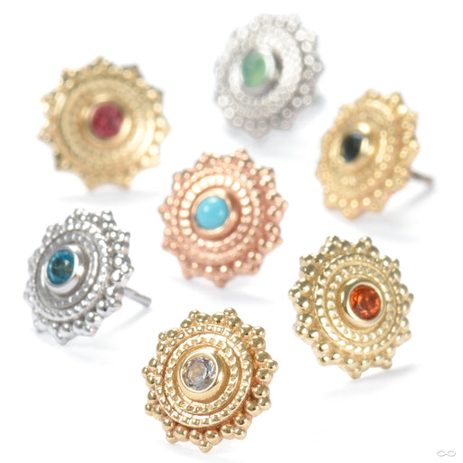 Afghan Press-fit End in Gold from BVLA in assorted materials