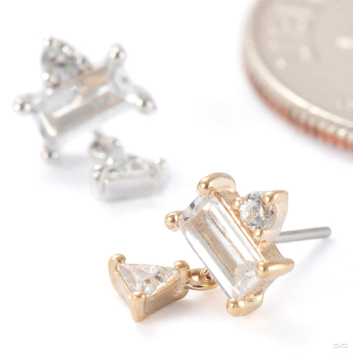 Allure Press-fit End in Gold from Modern Mood in assorted materials