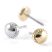 Alpha 01 Press-fit End in Gold from Tether Jewelry in various materials