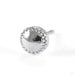 Alpha 01 Press-fit End in Gold from Tether Jewelry in white gold 2.5mm