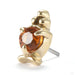 Altar Press-fit End in Gold from Sacred Symbols with citrine