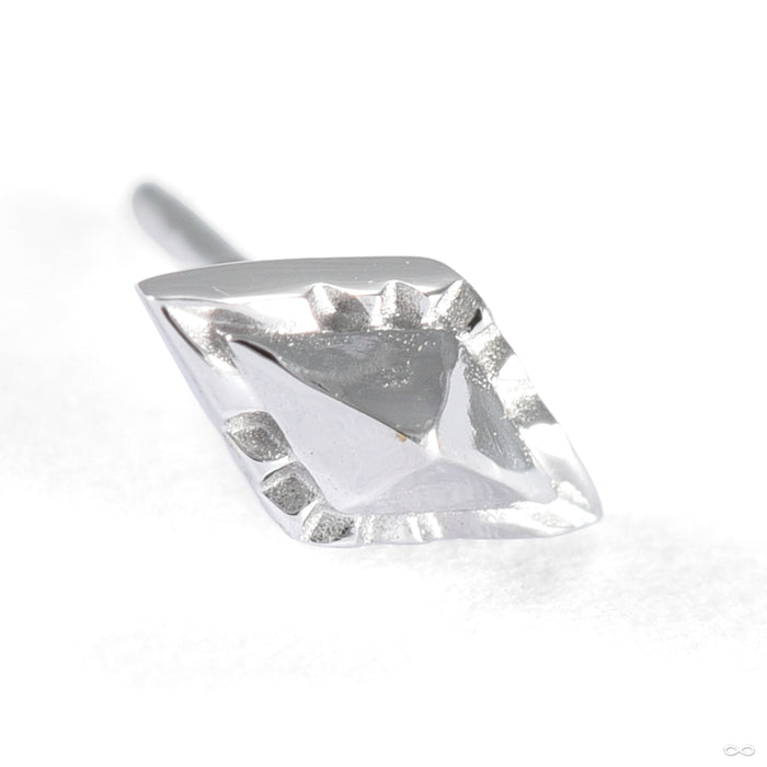 Arris Press-fit End in Gold from Tether Jewelry in white gold