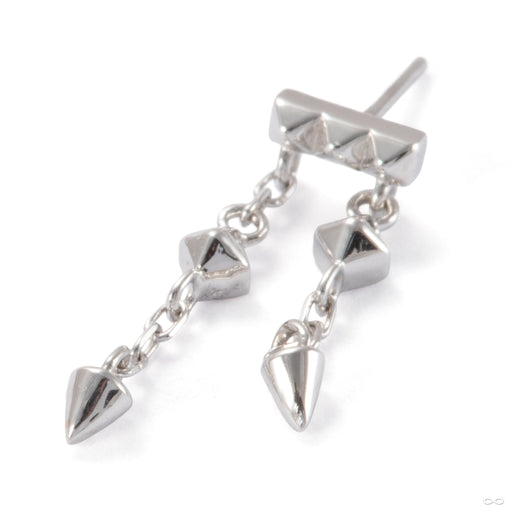 Axl Press-fit End in 14k White Gold from Modern Mood