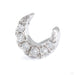 Ayla Press-fit End in 14k White Gold with Diamonds from Modern Mood