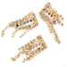 Bada Boom! Press-fit End in Gold from Pupil Hall with various stones