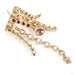 Bada Boom! Press-fit End in 14k Yellow Gold with Ruby from Pupil Hall