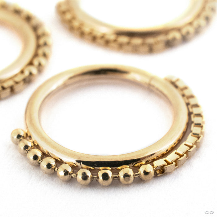 Bada Seam Ring in Gold from Pupil Hall detail photo