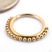 Bada Seam Ring in Gold from Pupil Hall in 1k4 yellow gold