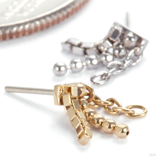 Bada Trio Press-fit End in Gold from Pupil Hall in assorted materials