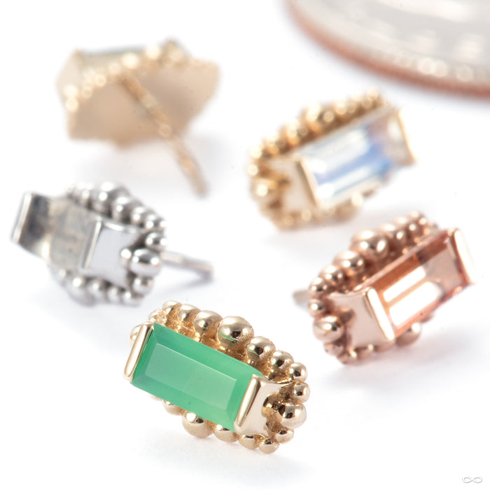 Beaded Baguette Press-fit End in Gold from BVLA group photo