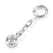 Bezel-set Tiny Charm with Chain in 14k White Gold with Diamond from Modern Mood