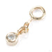 Bezel-set Tiny Charm with Chain in 14k Yellow Gold with Diamond from Modern Mood