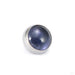 Bezel-set Cabochon Threaded End in Titanium with Iolite from People's Jewelry