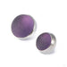 Bezel-set Cabochon Threaded End in Titanium with Sandblasted Amethyst from People's Jewelry