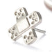 Big Booboo Press-fit End in Gold from Regalia in white gold
